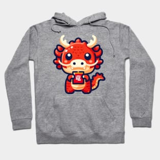 Chibi Red Dragon Hoodie